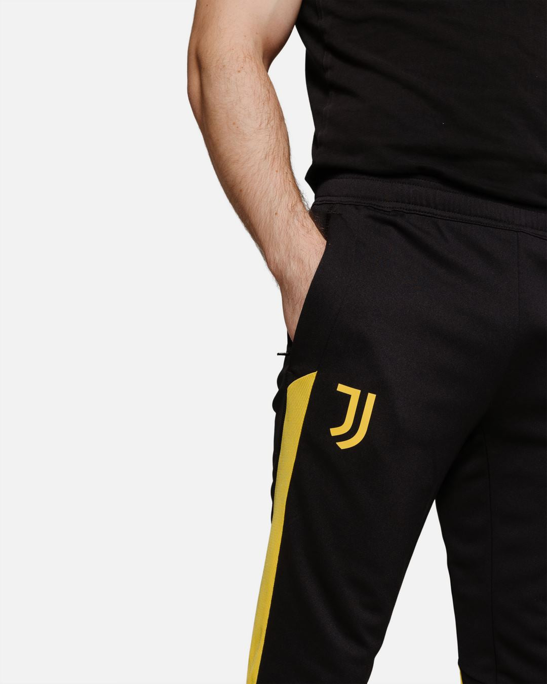 Juventus 2023/2024 Trainingshose – Schwarz/Gelb/Weiß