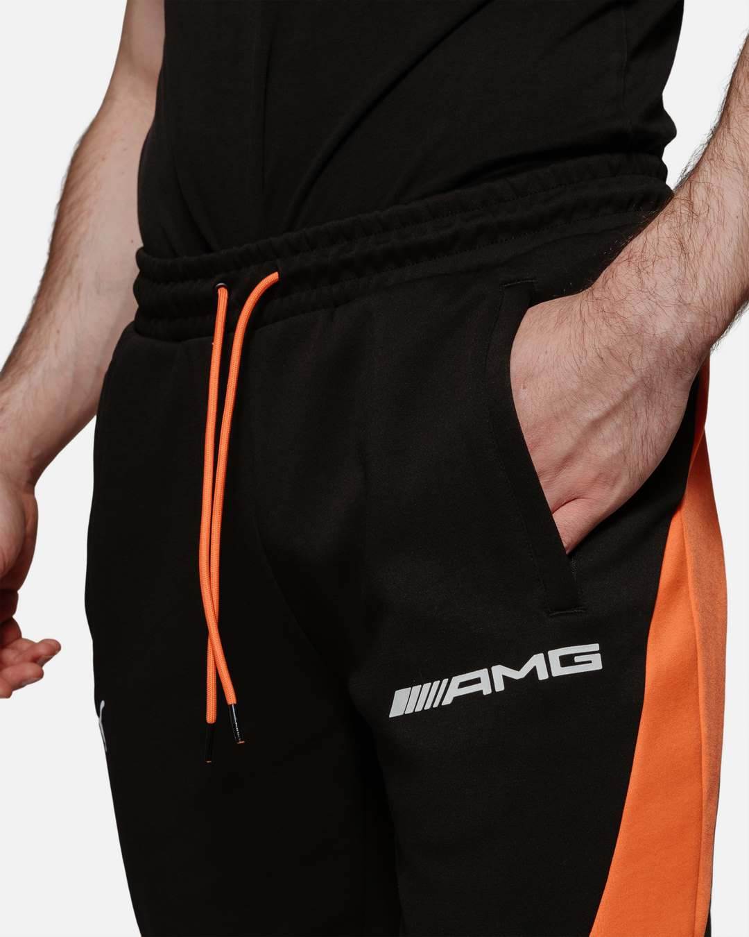 Mercedes AMG Puma Pants Black/Orange