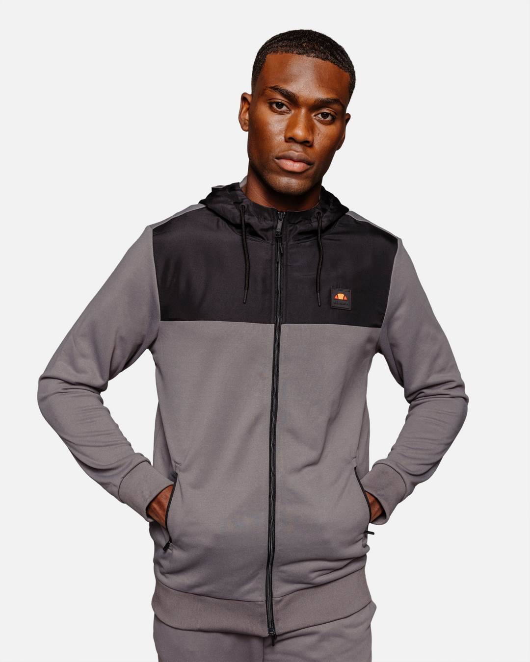 Ellesse Vallianth Jacke – Grau/Schwarz