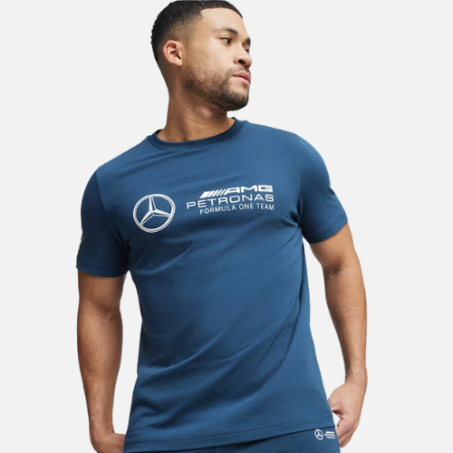 Mercedes AMG Petronas T shirt Blue Footkorner