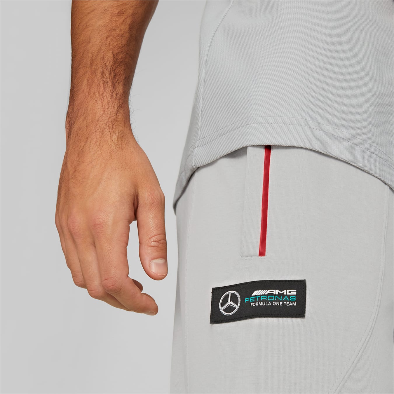 Pantalon Puma Mercedes-AMG - Gris/Rouge