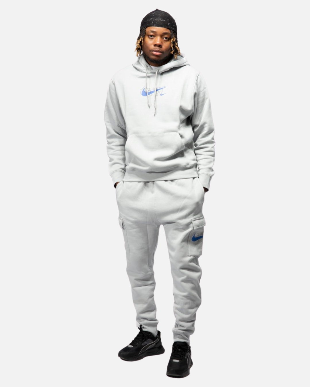 Sudadera Nike Sportswear Club - Gris/Azul