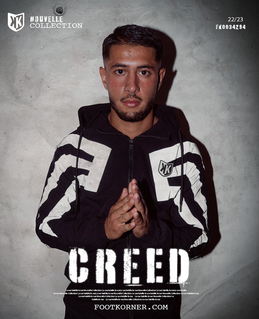 Survêtement FK Creed II - Noir/Reflect