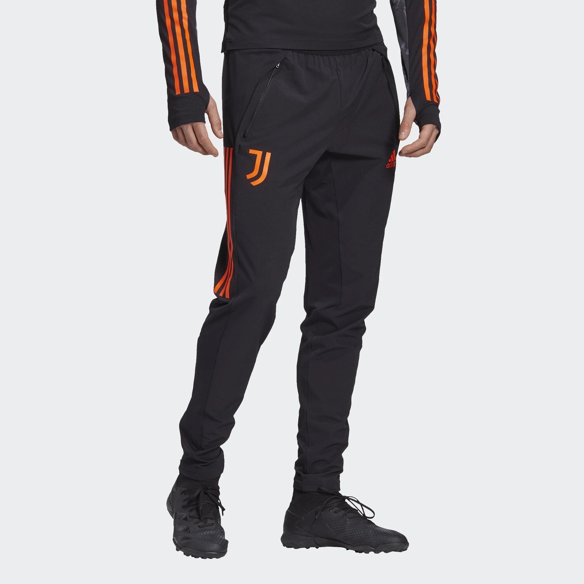 Juventus Europe training pants 2020/2021 - Black/Orange