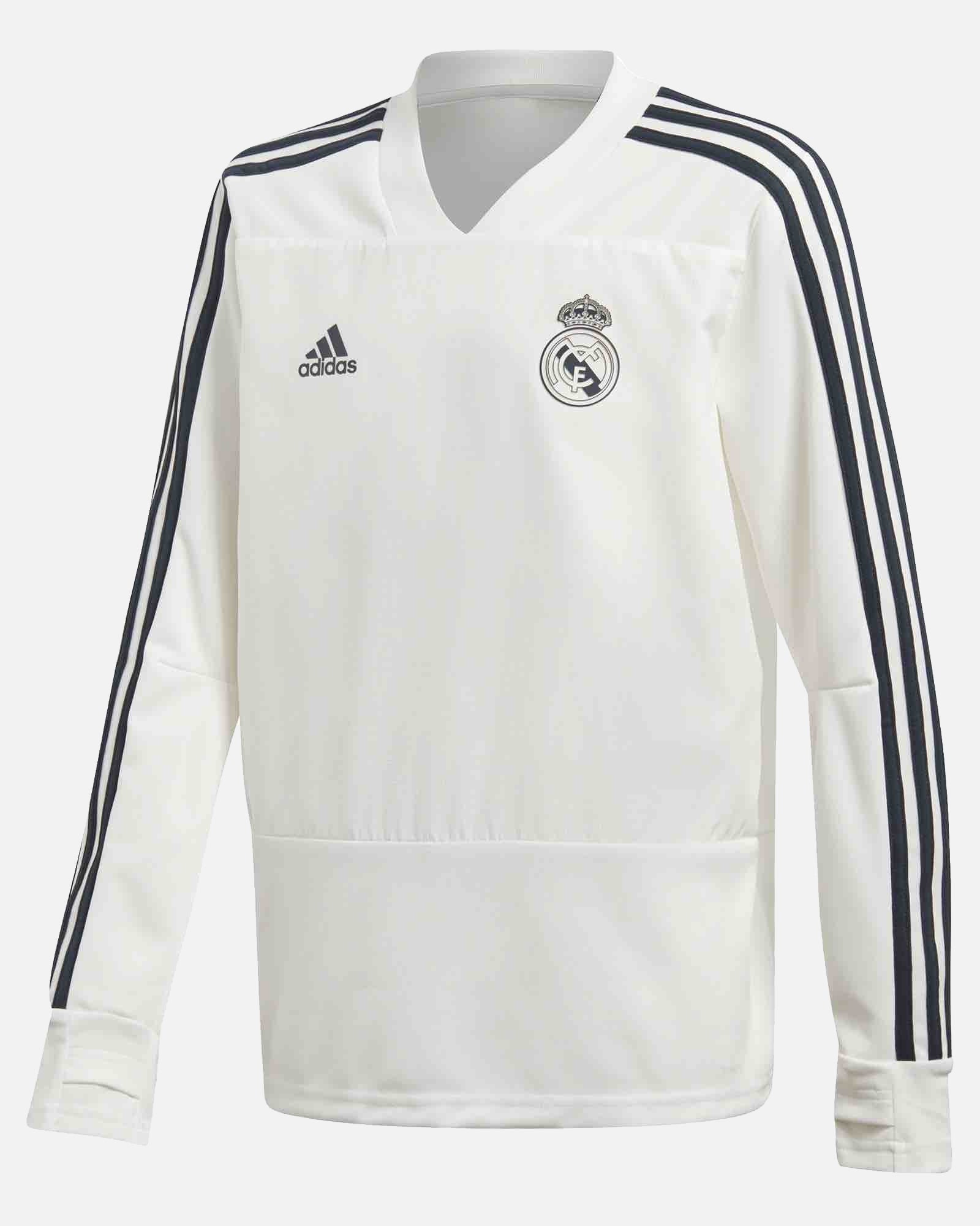 Sudadera de entrenamiento Real Madrid Junior - Blanco - Temporada 2018 –  Footkorner