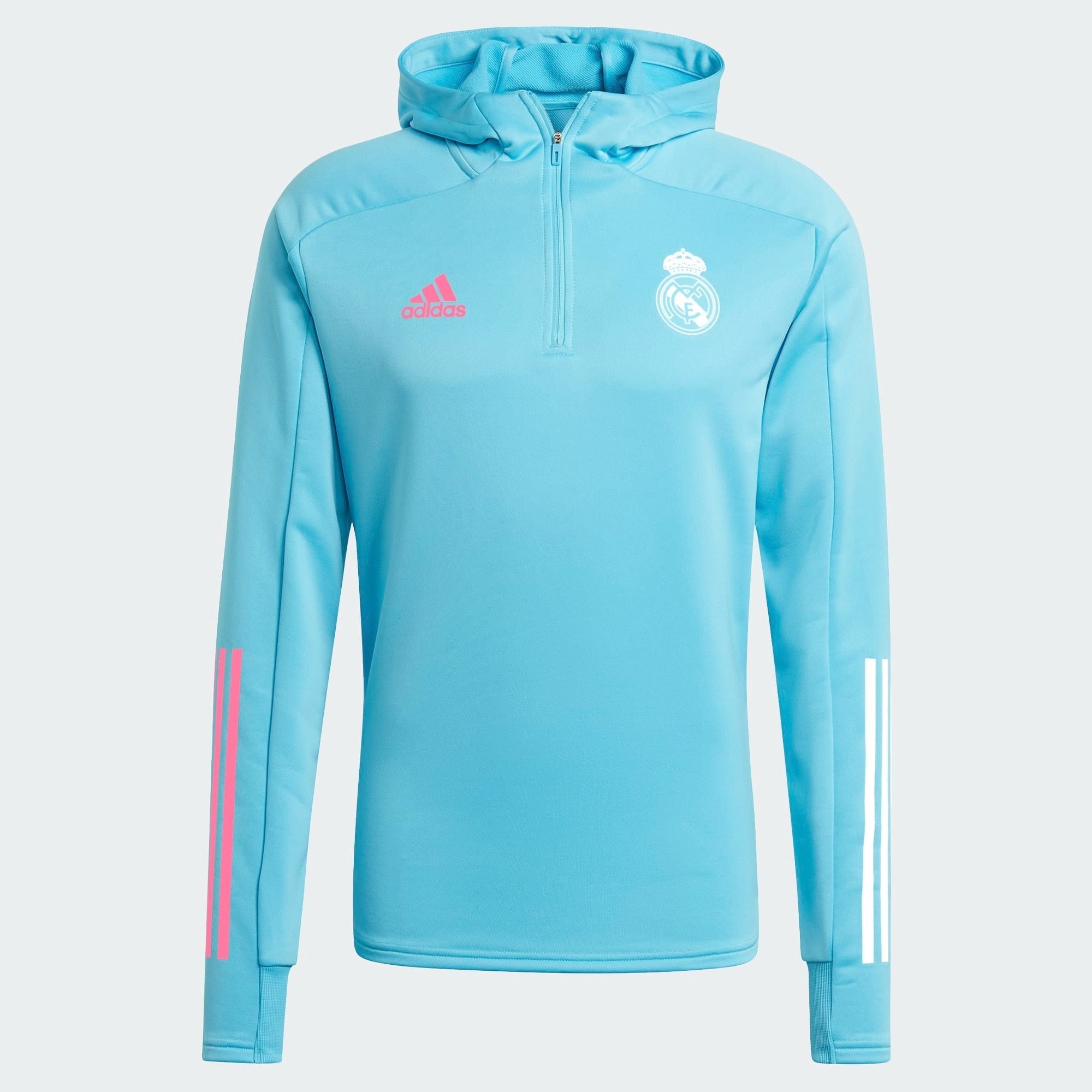 Sweat à capuche Real Madrid - Bleu/Rose - Saison 2020/2021