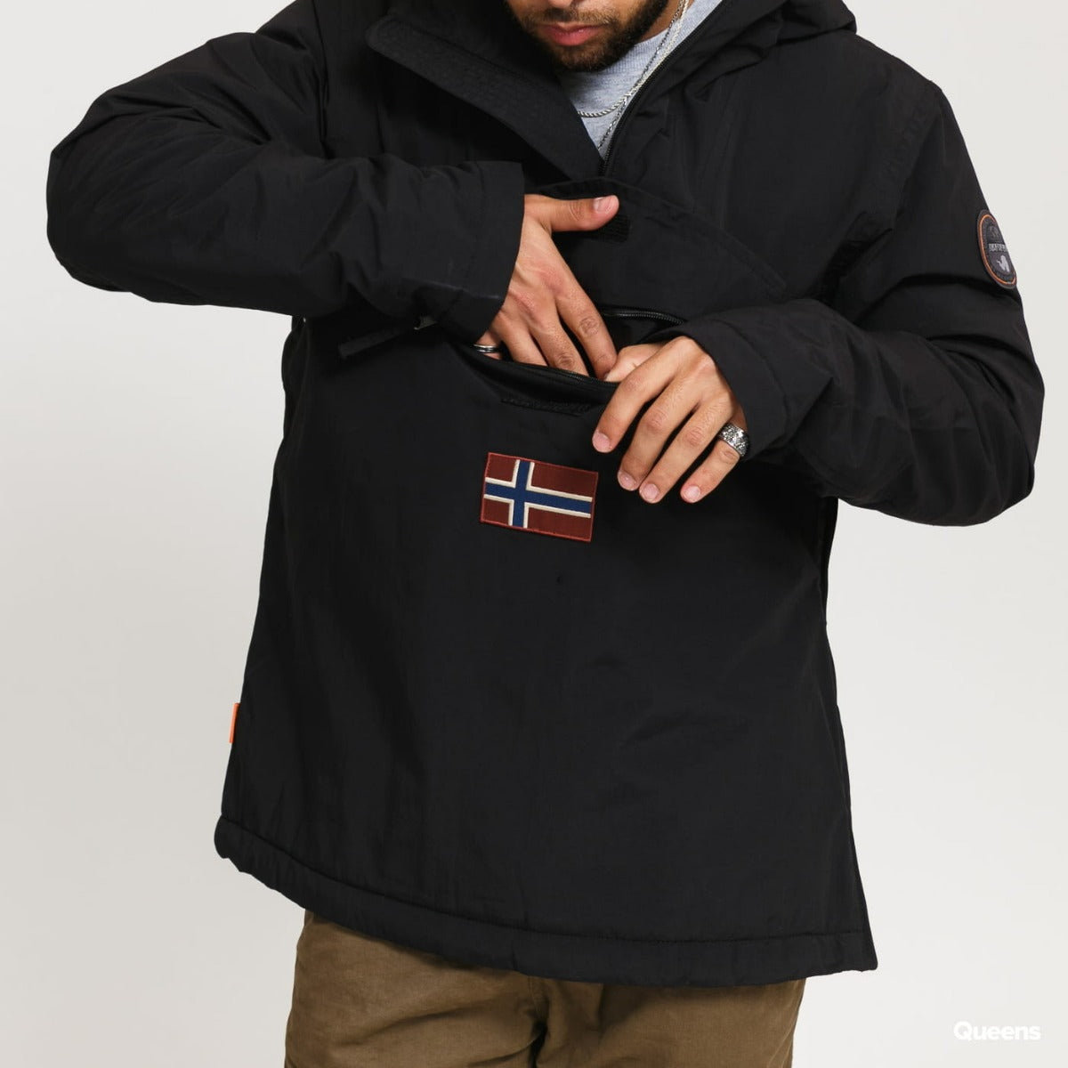 Napapijri Rainforest Anorak - Negro
