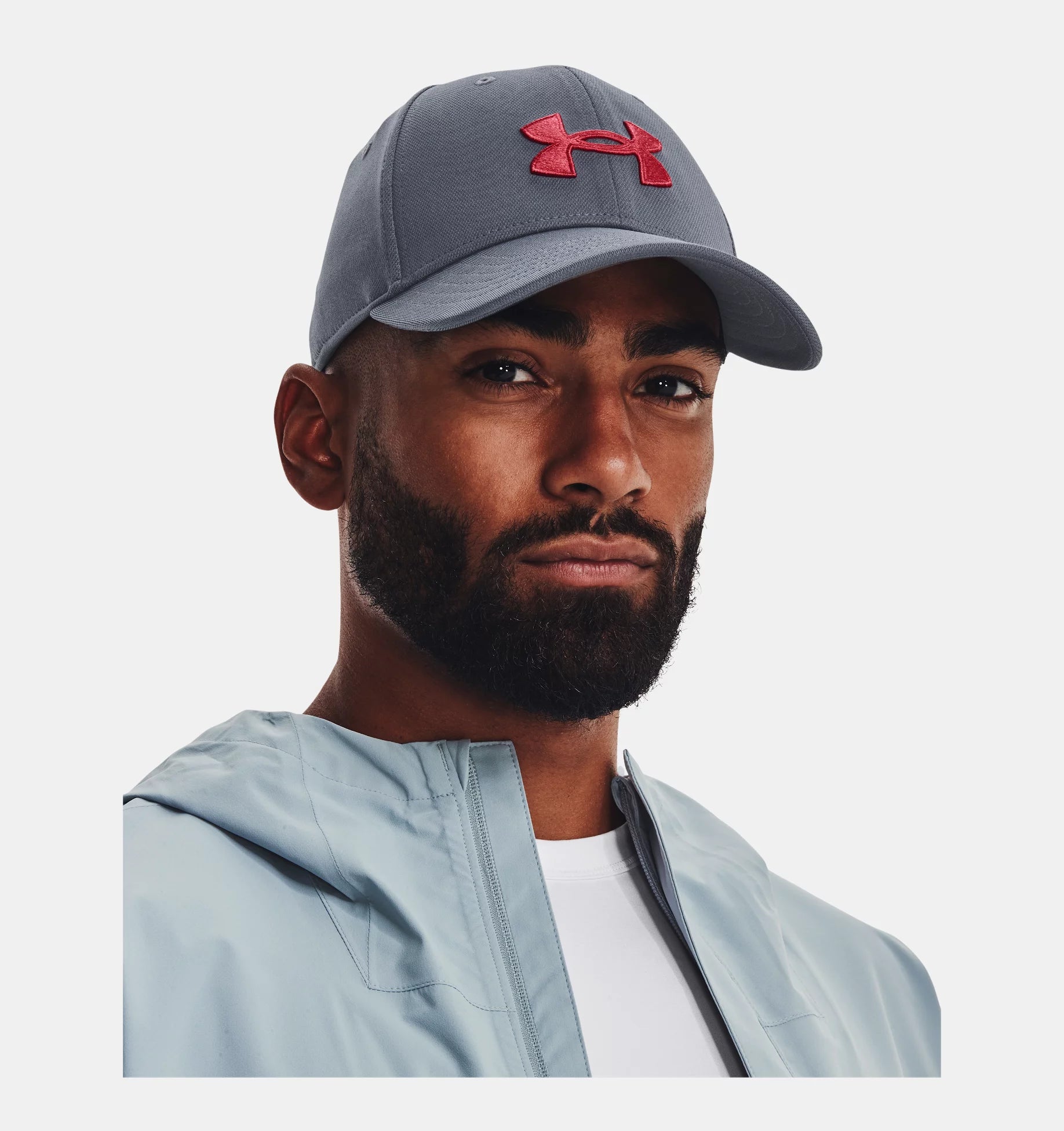 Casquette réglable Under Armour Blitzing - Gris/Rouge