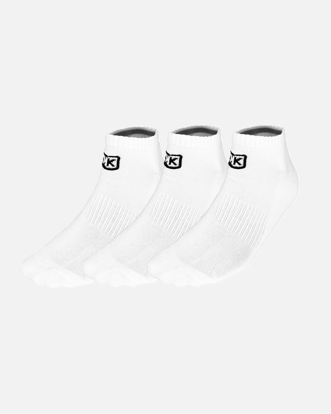 Packung mit 3 Paar kurzen FK-Socken – Weiß – Footkorner | Lange Socken