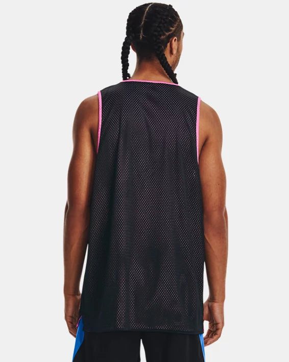 Under Armor Baseline Reversible Tank Top - Black/Pink