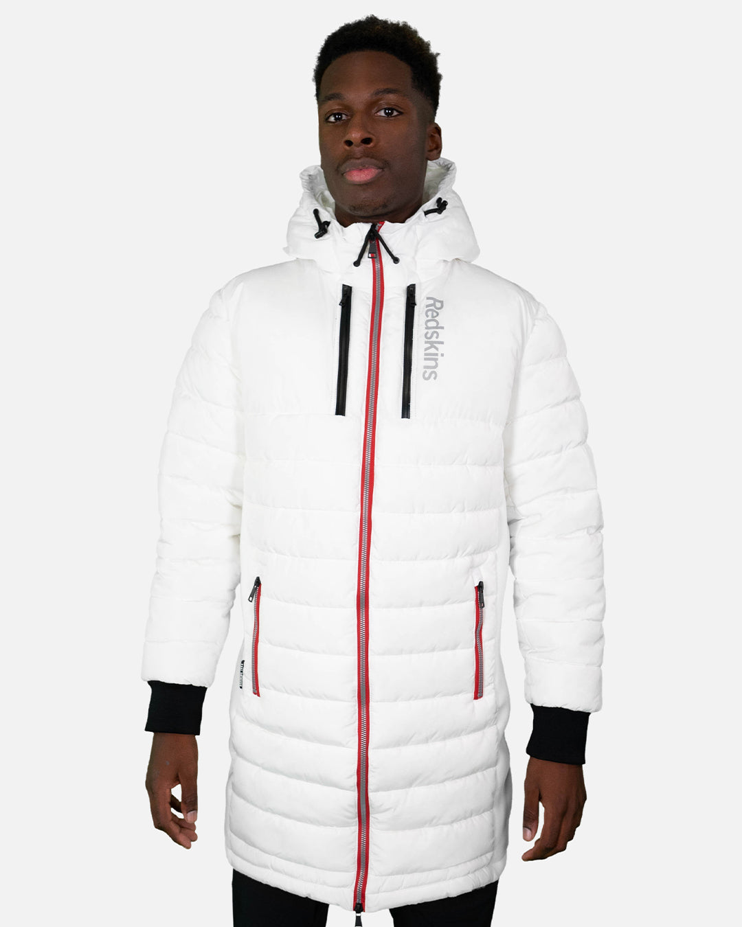 Redskins Darren Swell long down jacket - White