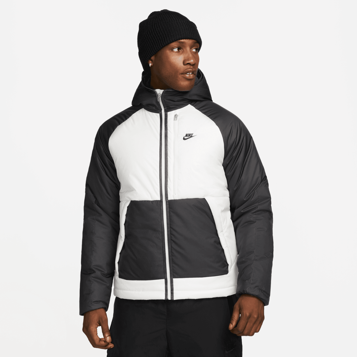 Nike Therma-Fit Legacy Down Jacket - Black/White – Footkorner