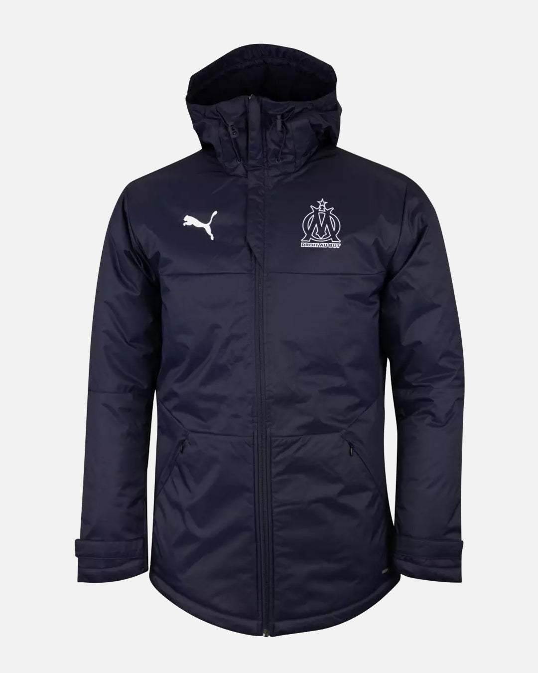 OM 2022/2023 Daunenjacke – Blau/Weiß