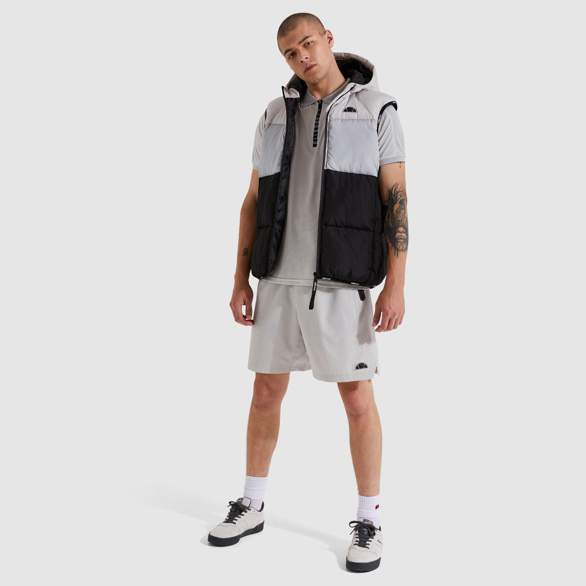 Ellesse Apice Gilet – Schwarz/Grau