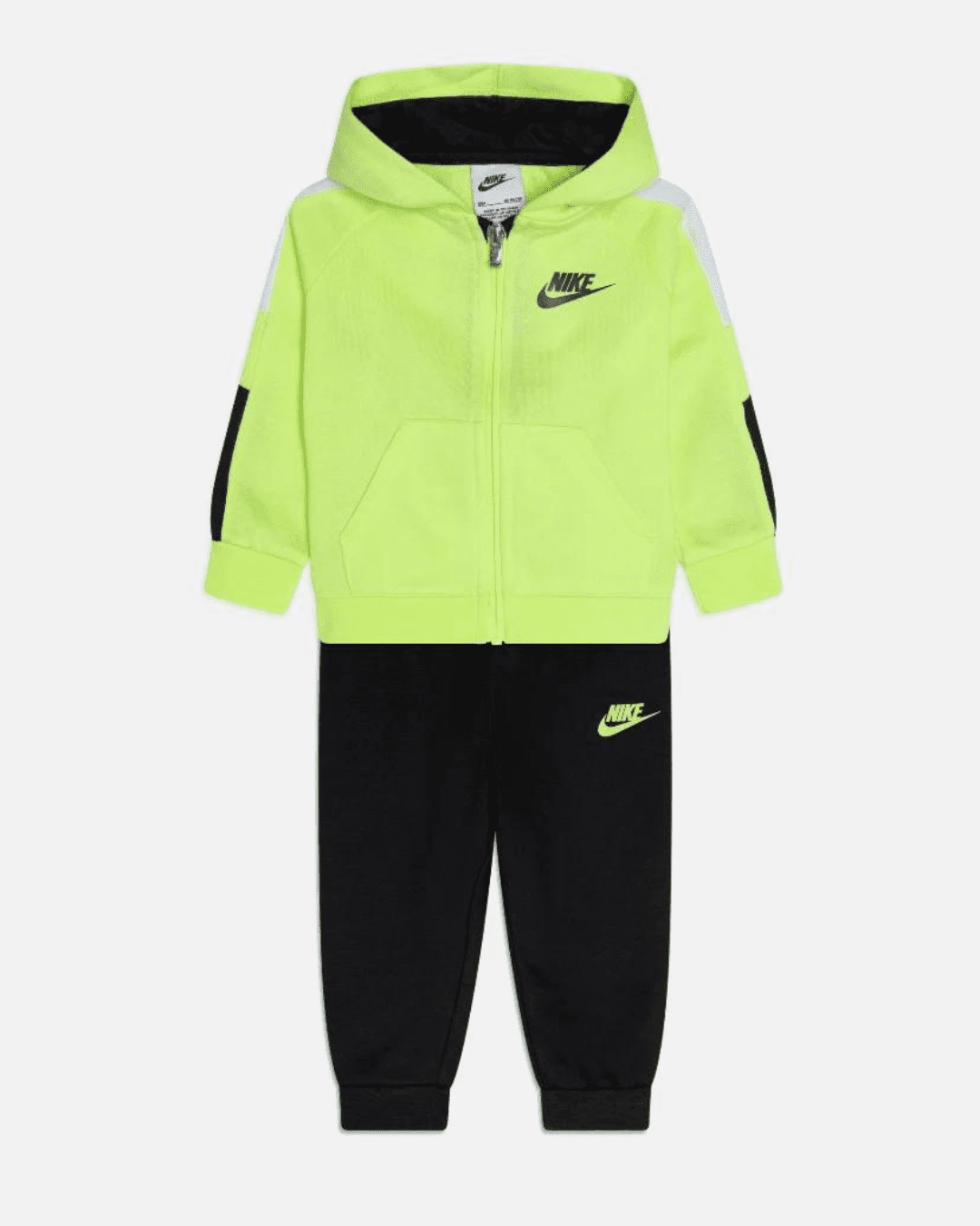 Yellow and black 2025 nike jogging suit