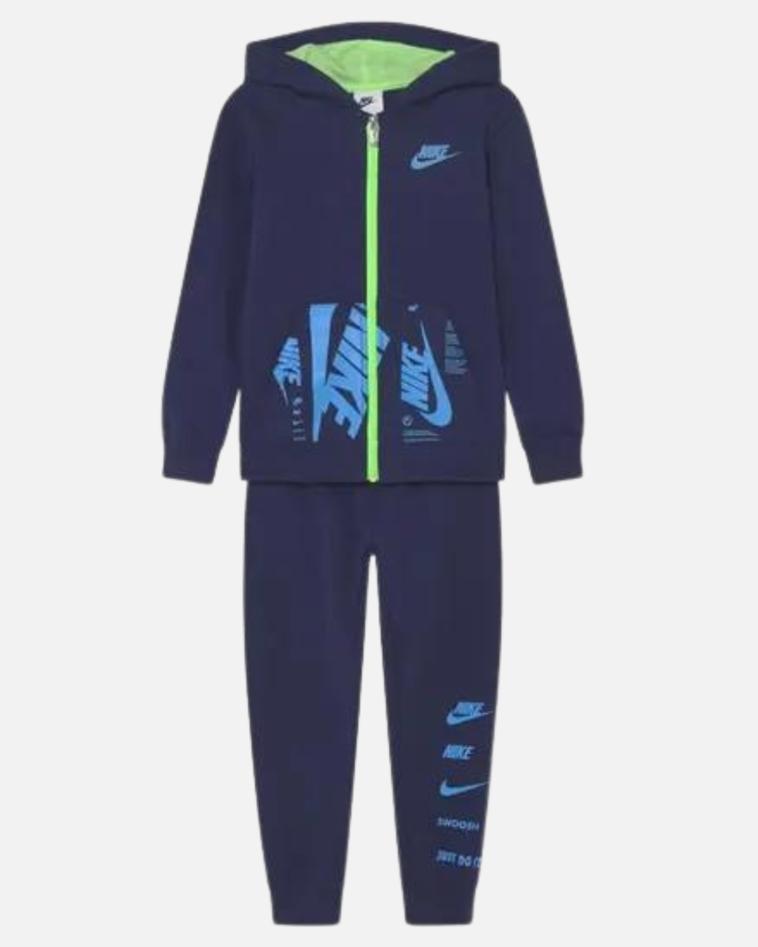 Ensemble Nike Fleece Po et Jogger Enfant - Bleu – Footkorner