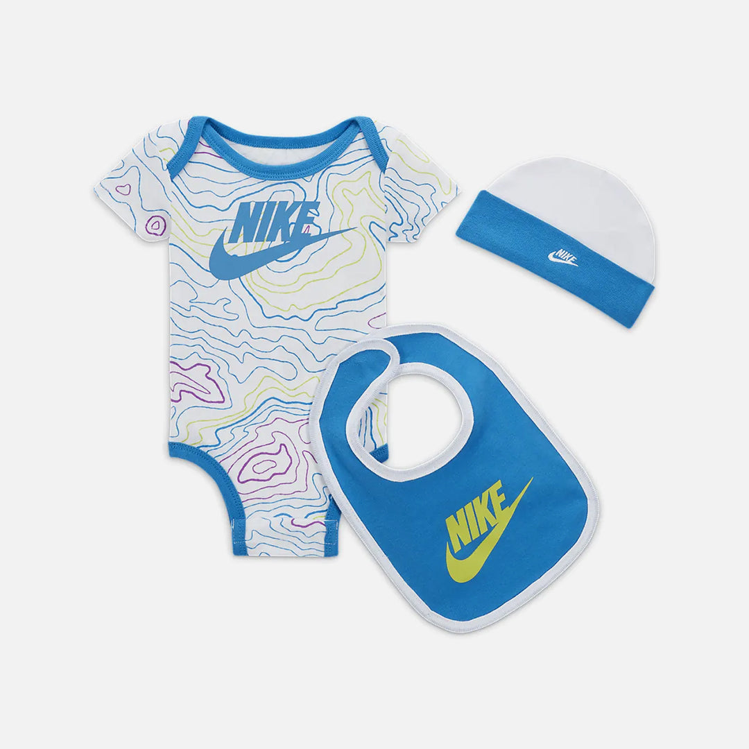 Ensemble Nike Sportswear bébé - Blanc/Bleu/Jaune
