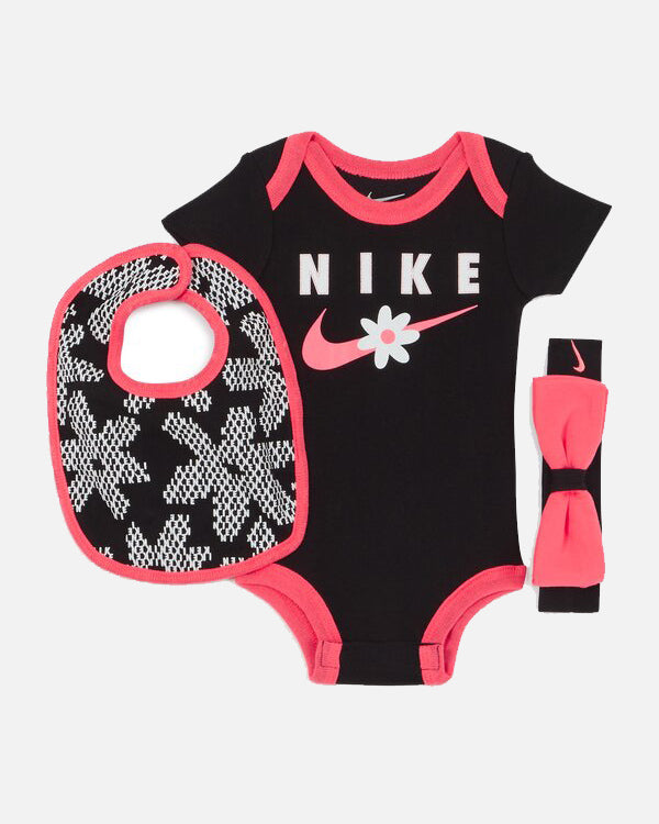 Ensemble Nike Mini Me Crew Bébé Fille - Rose/Noir – Footkorner