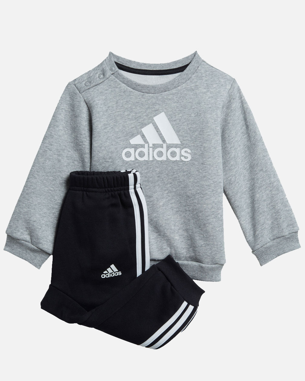 Ensemble Survêtement Adidas Bébé - Gris/Noir – Footkorner