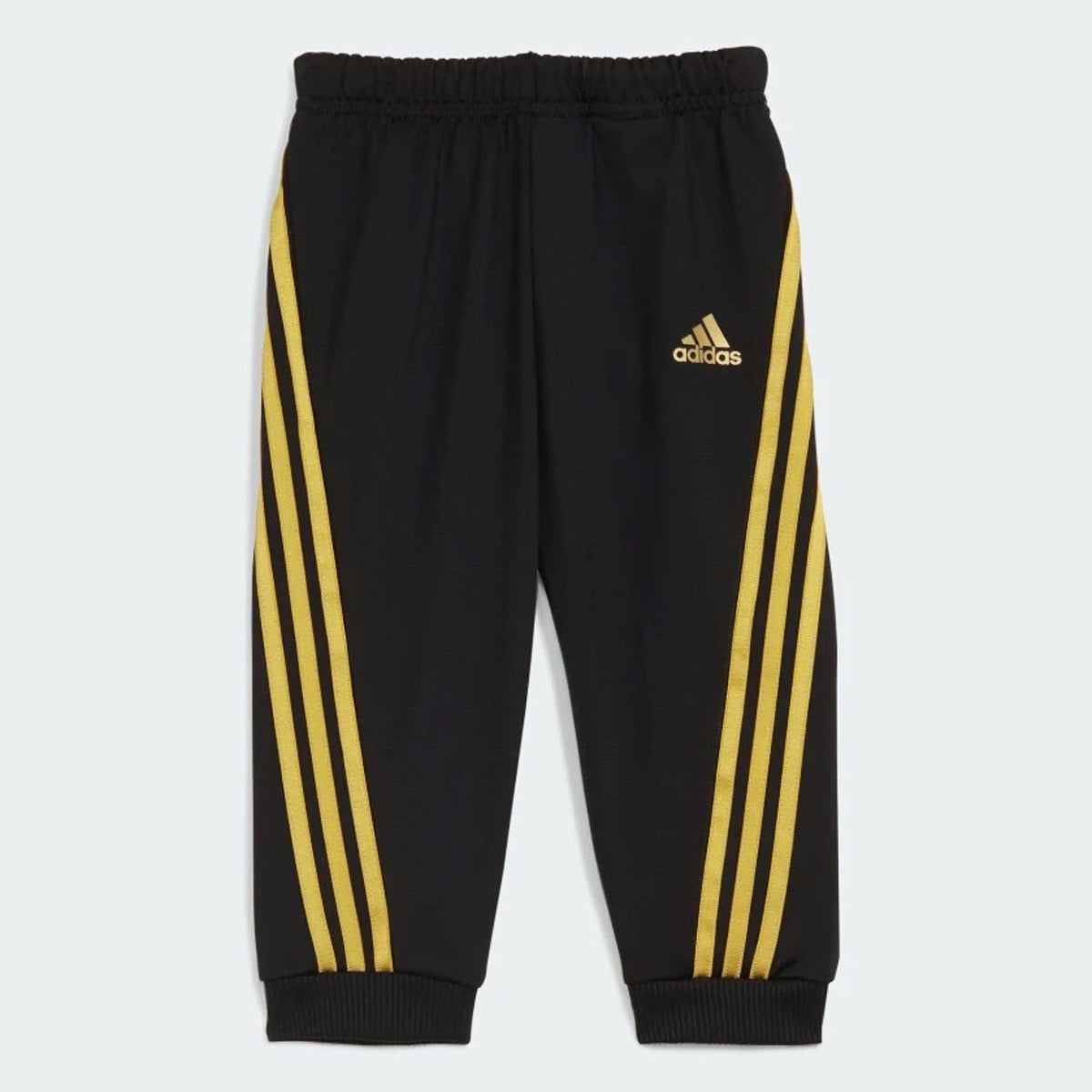 Adidas Baby Shiny Tracksuit Set - Black/Gold