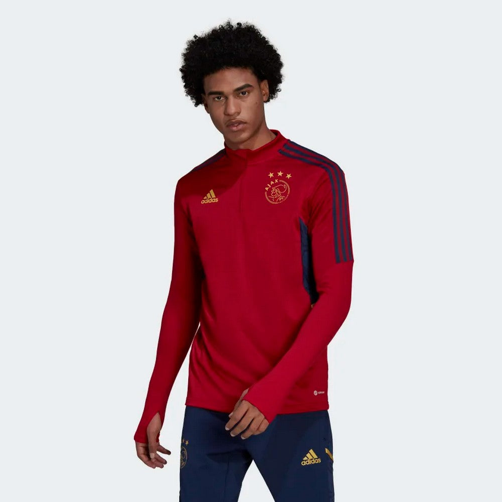 Haut d'entrainement Ajax Amsterdam Condivo 2022/2023 - Rouge/Bleu