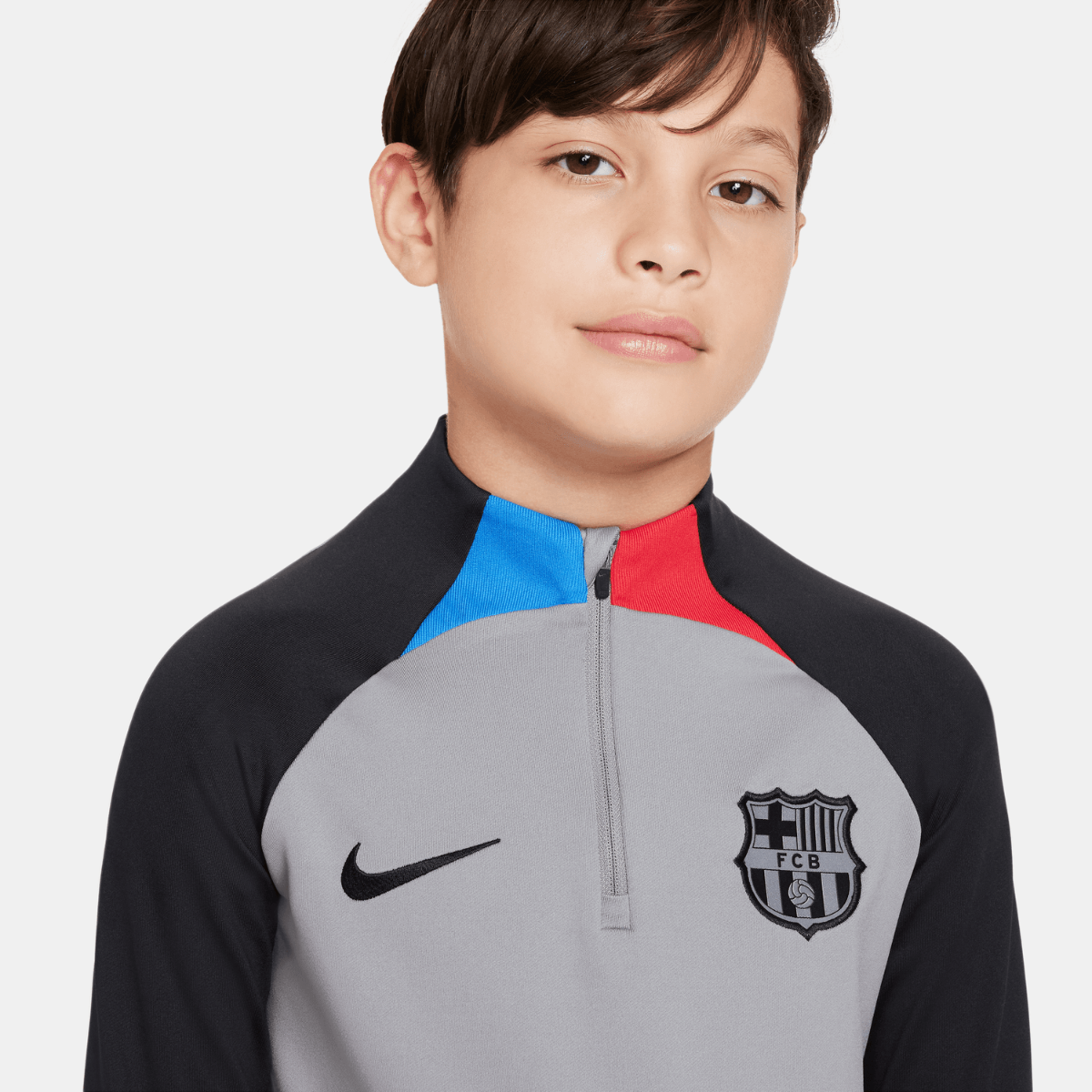 FC Barcelona Junior 2022/2023 training top - Grey/Black