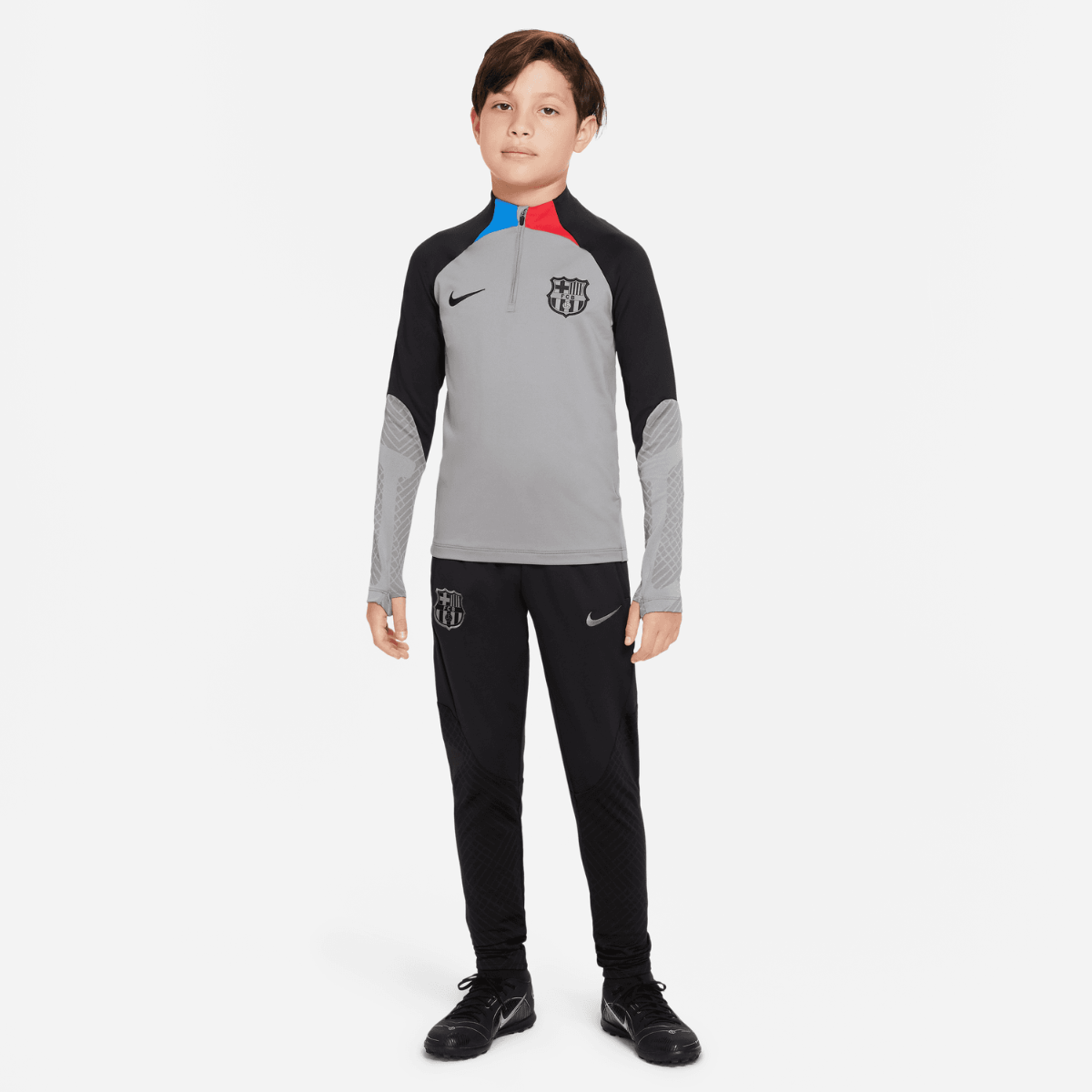FC Barcelona Junior 2022/2023 training top - Grey/Black