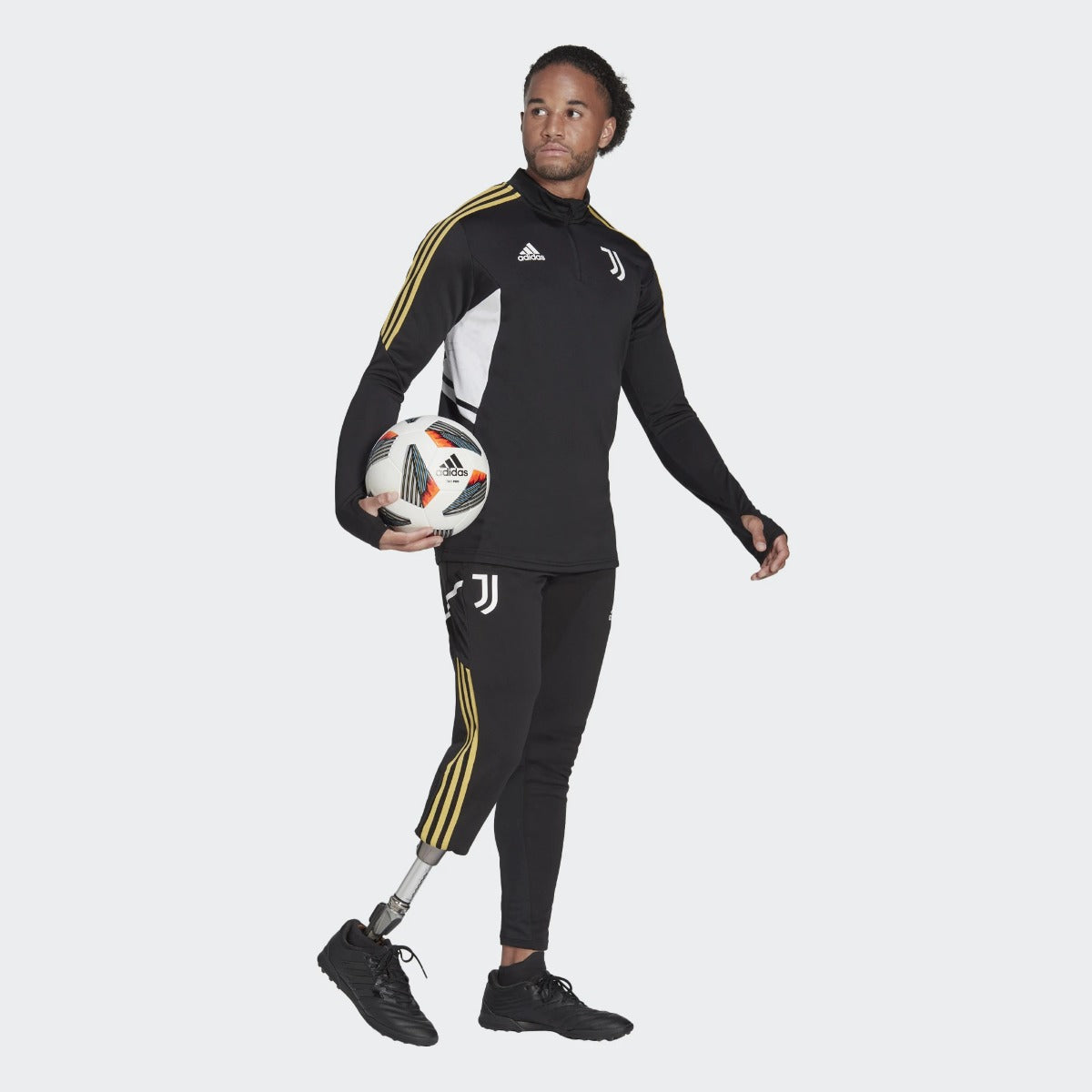 Camiseta de entrenamiento Juventus Condivo 2022/2023 - Negro/Blanco/Dorado