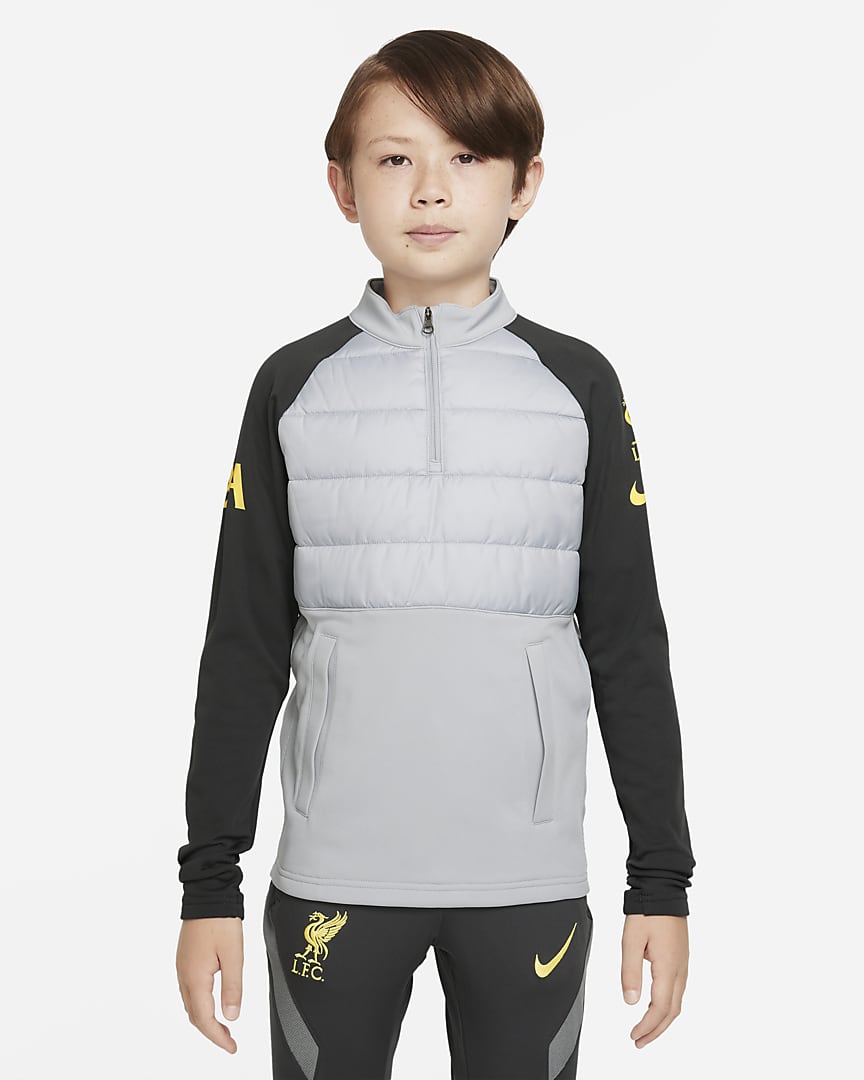 Liverpool Academy Pro Junior Training Top 2021/2022 - Grey/Black