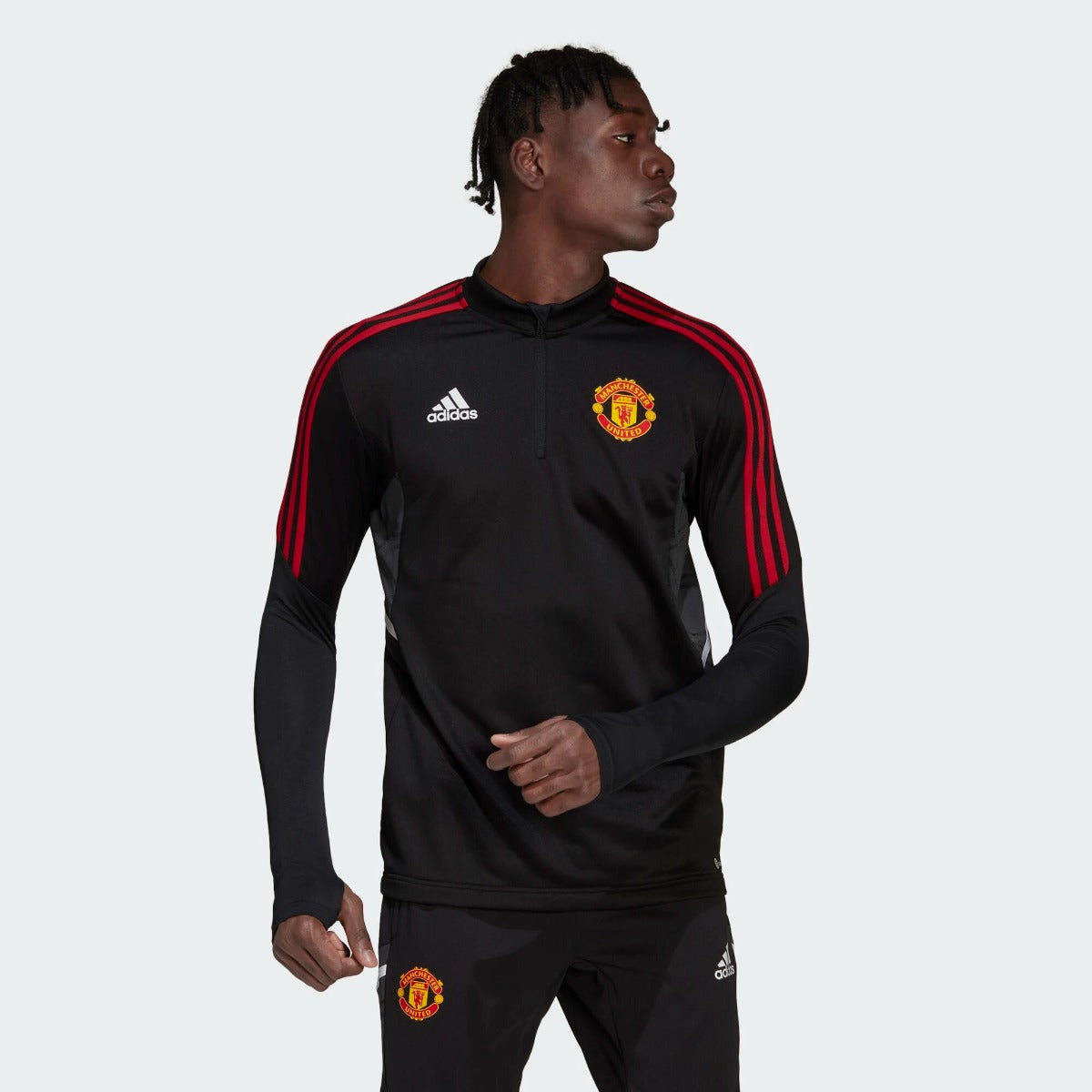 Haut d'entrainement Manchester United Condivo 2022/2023  - Noir/Rouge