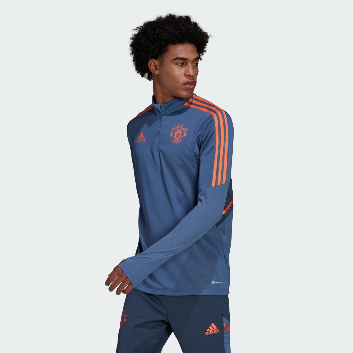 Haut d'entrainement Manchester United Condivo - Bleu/Orange