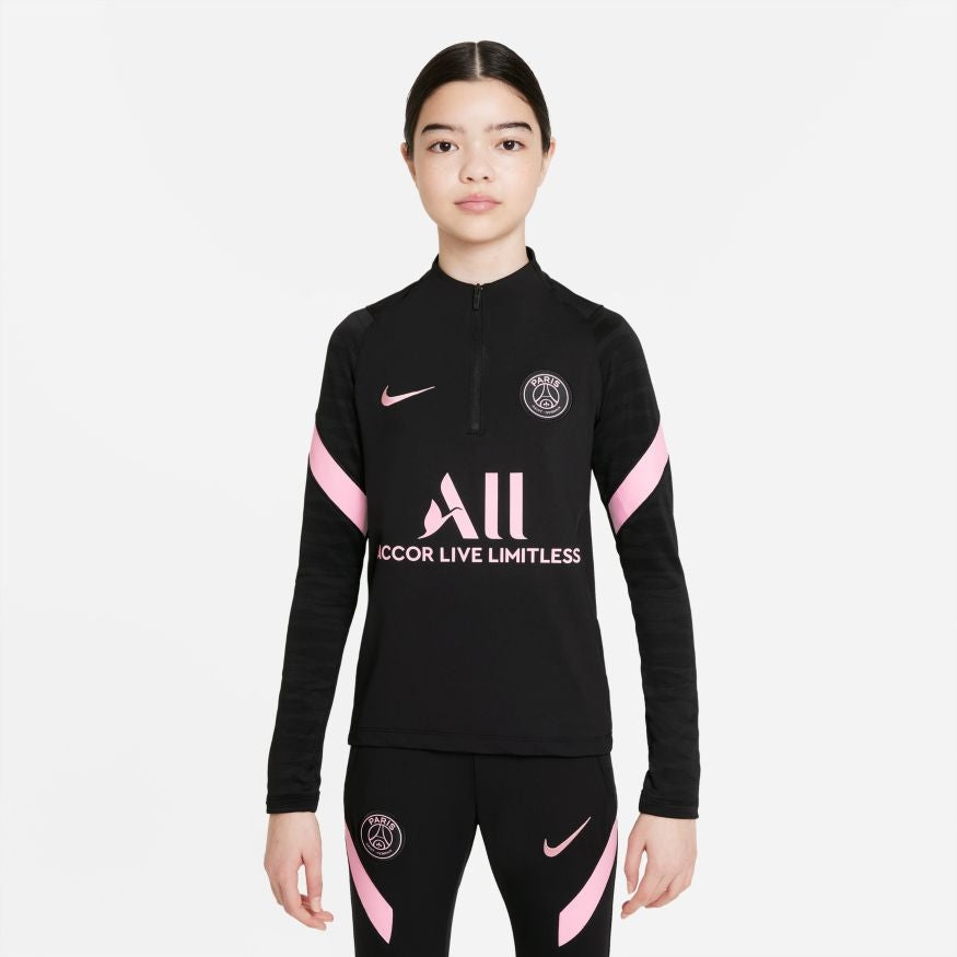 Haut d'entrainement PSG Strike Junior 2021/2022 - Noir/Rose – Footkorner