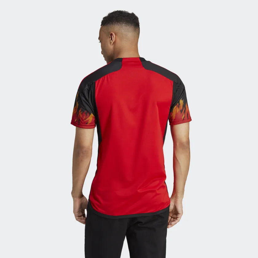 Maillot Domicile Belgique 2022 - Rouge/Noir