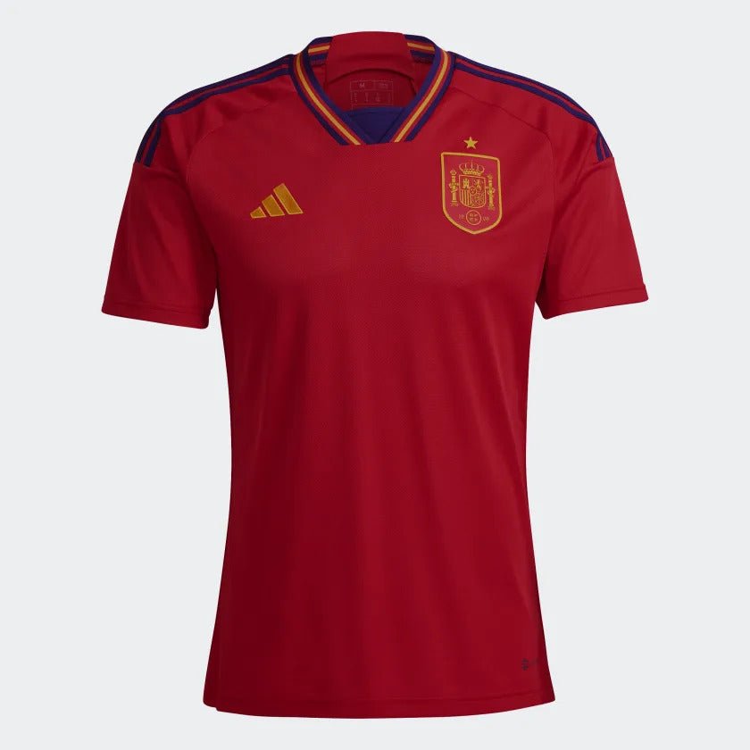 Maillot Domicile Espagne 2022 - Rouge/Bleu/Orange