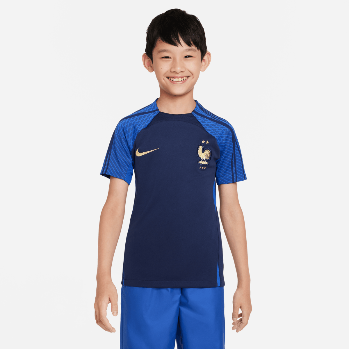 Camiseta de entrenamiento selecci n francesa j nior 2022 Azul