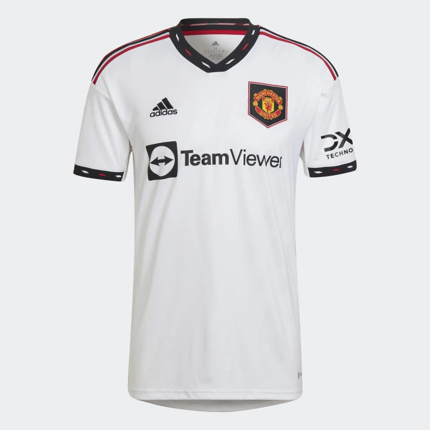 Camiseta Manchester United 2ª equipación 2022/2023 - Blanco/Negro/Rojo –  Footkorner