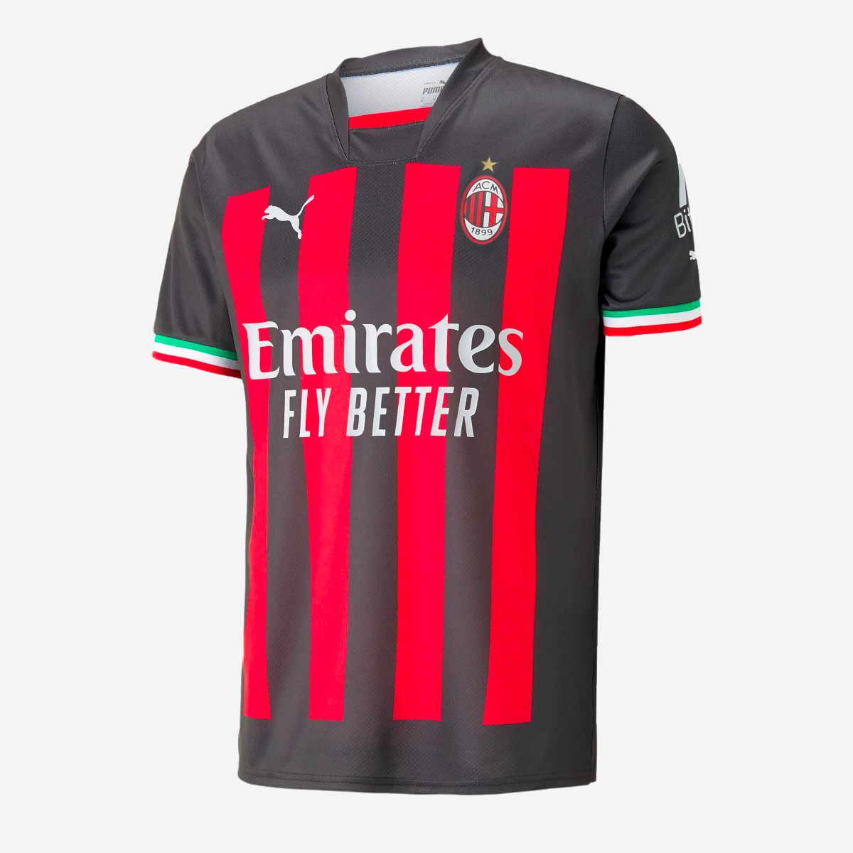 AC Milan Home Shirt 2022 2023 Red Black Footkorner