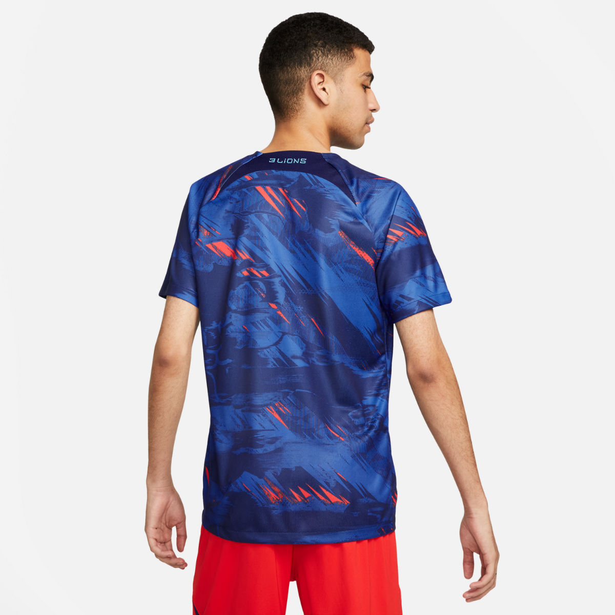 Maillot Pré-Match Angleterre 2022 - Bleu/Rouge