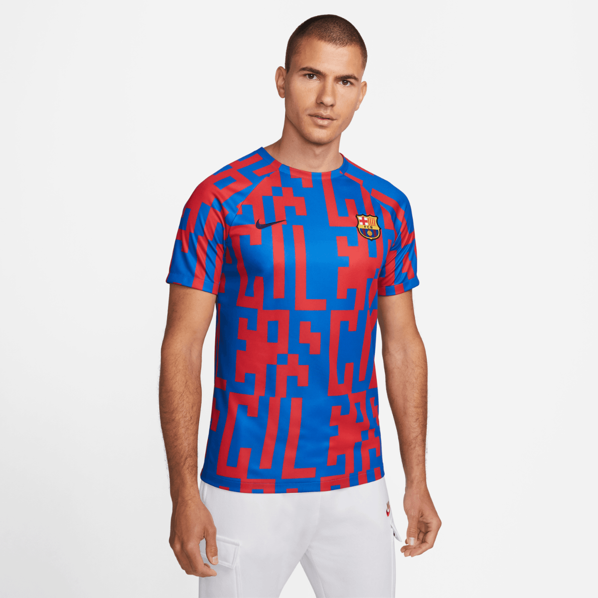 Maillot Pré-Match FC Barcelone 2022/2023 - Bleu/Rouge