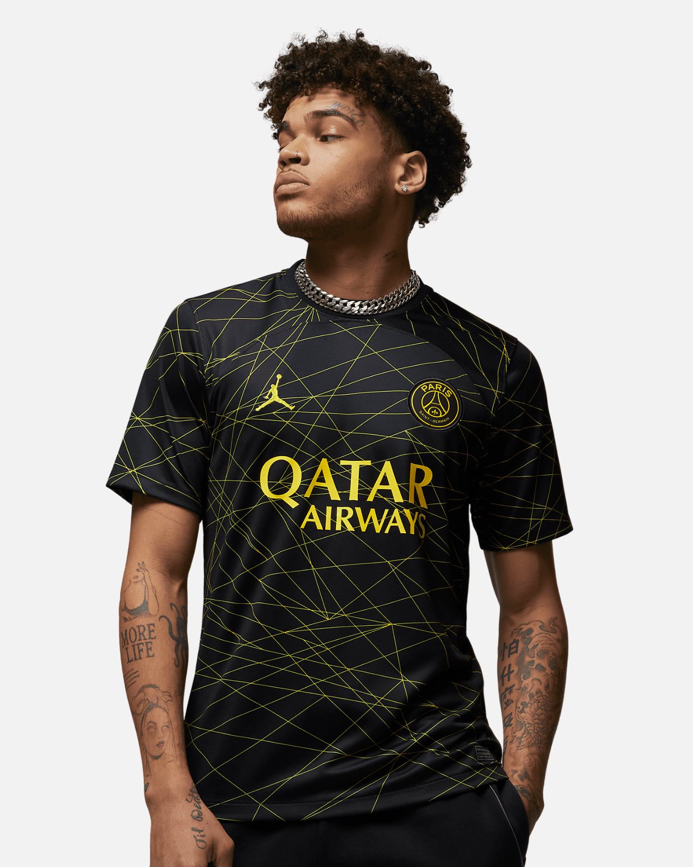 Maillot PSG Fourth 2022/2023 - Noir/Or – Footkorner