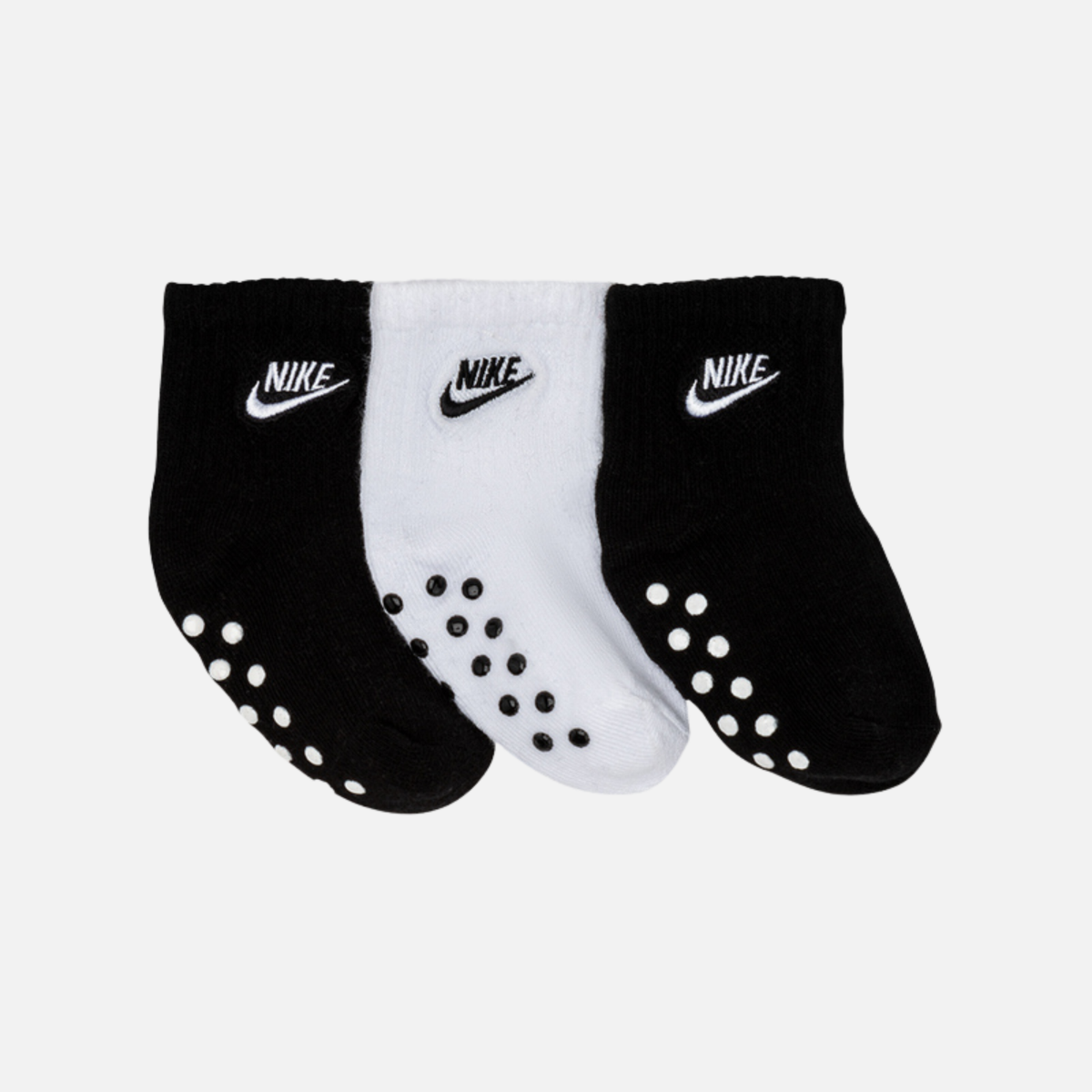 Pack de 3 chaussettes Bébé Nike Sportswear - Noir/Blanc – Footkorner