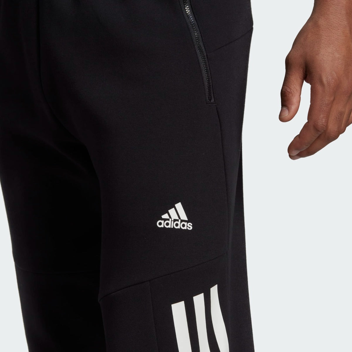 Pantalones adidas 3 Stripe Future Icons - Negro/Blanco