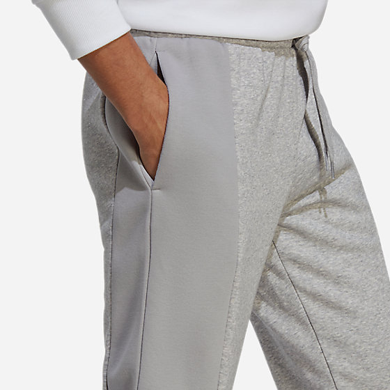 Adidas Essentials Colorblock Pants - Grey/White