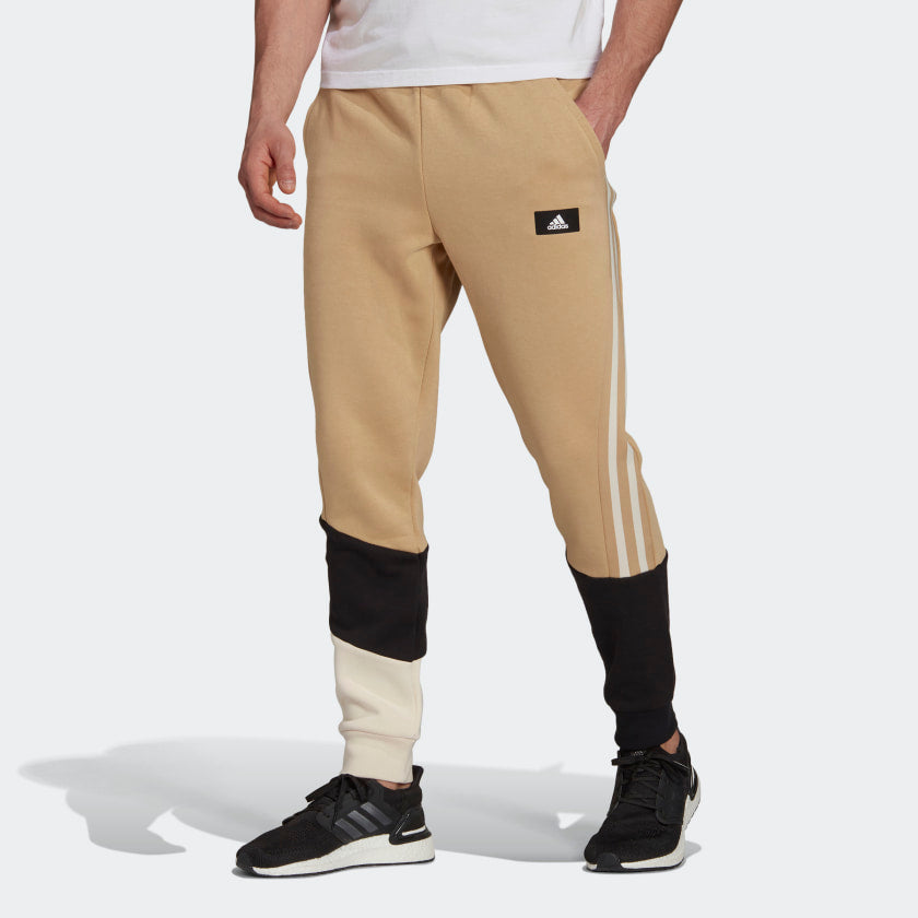 Pantalón Adidas Sportswear Colorblock - Beige/Noir
