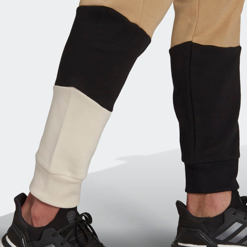 Pantalón Adidas Sportswear Colorblock - Beige/Noir