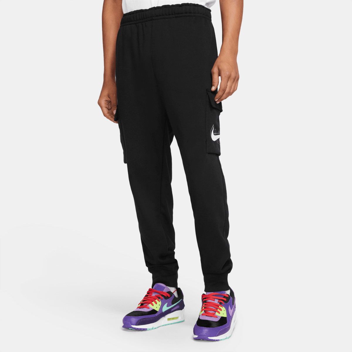 Pantalon Cargo Nike Sportswear - Schwarz/Weiß