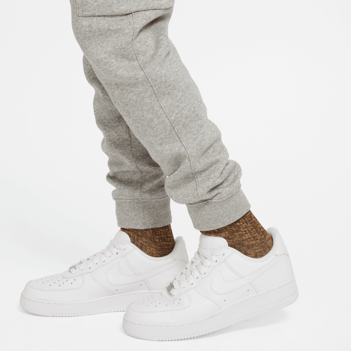 Pantalón Cargo Nike Sportswear Junior - Gris/Blanco/Noir