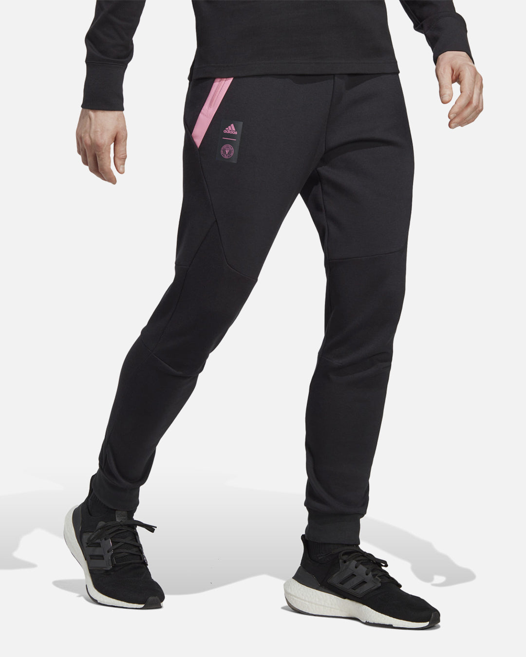 Pantaloni da allenamento da viaggio Inter Miami - Nero/Rosa