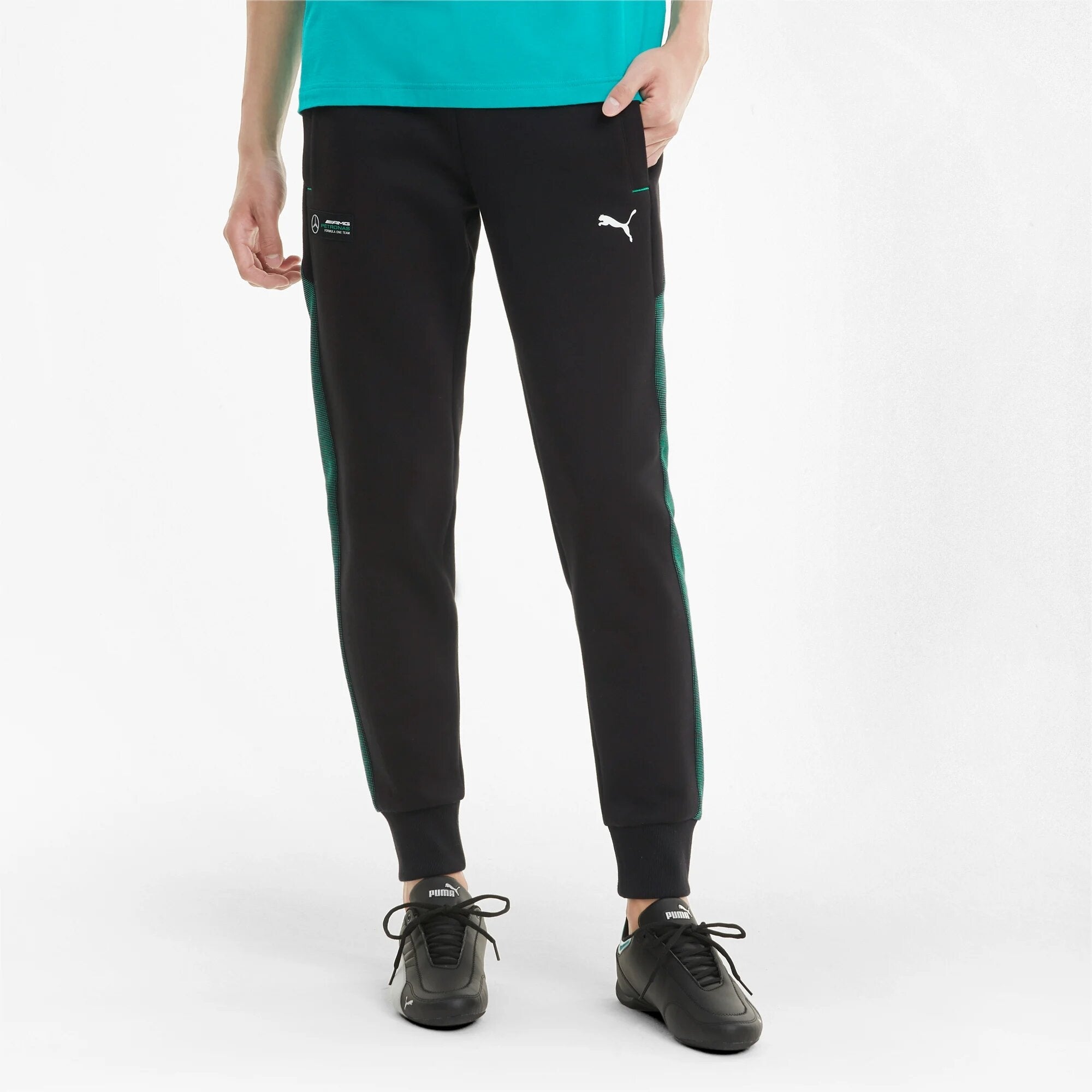 Puma Mercedes AMG F1 Pants - Black/Green