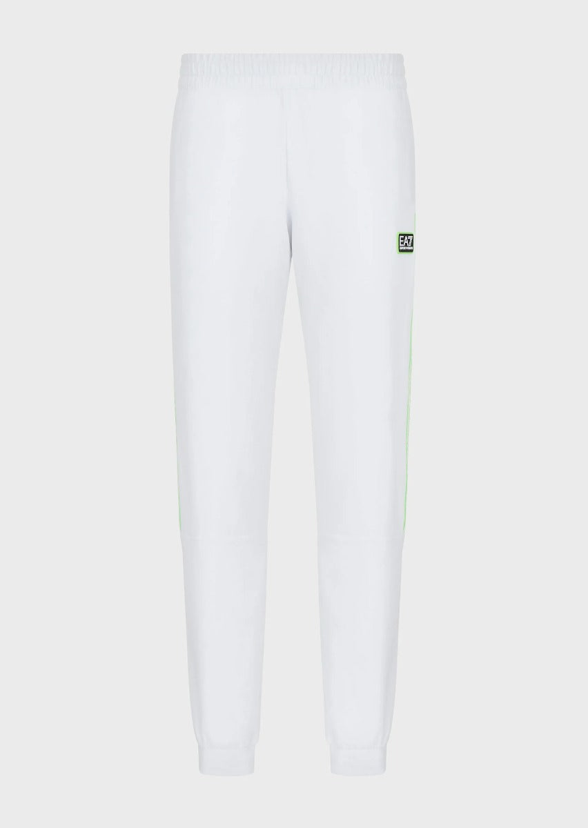 Emporio Armani EA7 Logo Series Trousers - White/Green